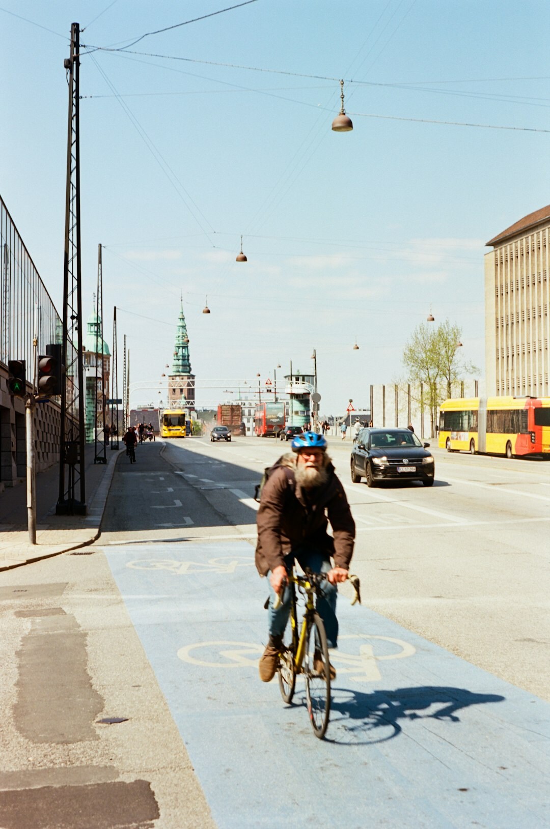 Portrait of a Danish male documentary photographer